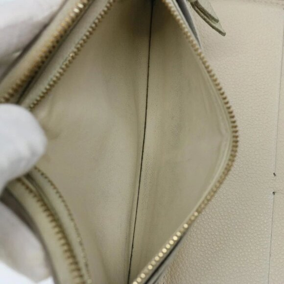 LOUIS VUITTON Empreinte Portefeuille Secret Ron Wallet White M93437 Auth 69536 - Picture 4 of 16